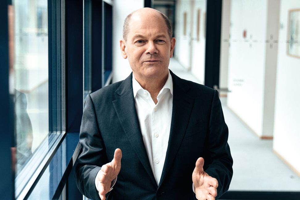 Bundeszkanzler Olaf Scholz (SPD) kommt am Montag nach Sindelfingen.