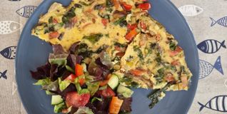 Mangold-Frittata