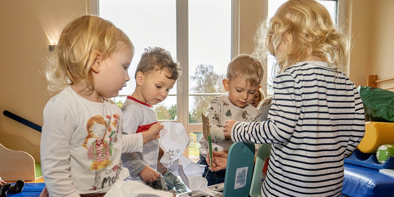 Nach langer Diskussion stimmte der Gemeinderat für eine Erhöhung der Kindergartengebühren. Das Foto entstand im Sonnenschein-Kindergarten.