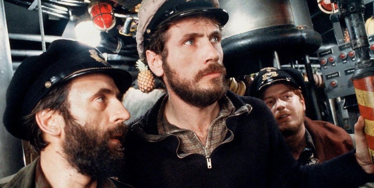 Jürgen Prochnow (Mitte) in „Das Boot“.