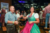 Beste Stimmung beim Maichinger Oktoberfäschd im Bürgerhaus.