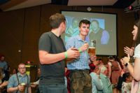 Beste Stimmung beim Maichinger Oktoberfäschd im Bürgerhaus.