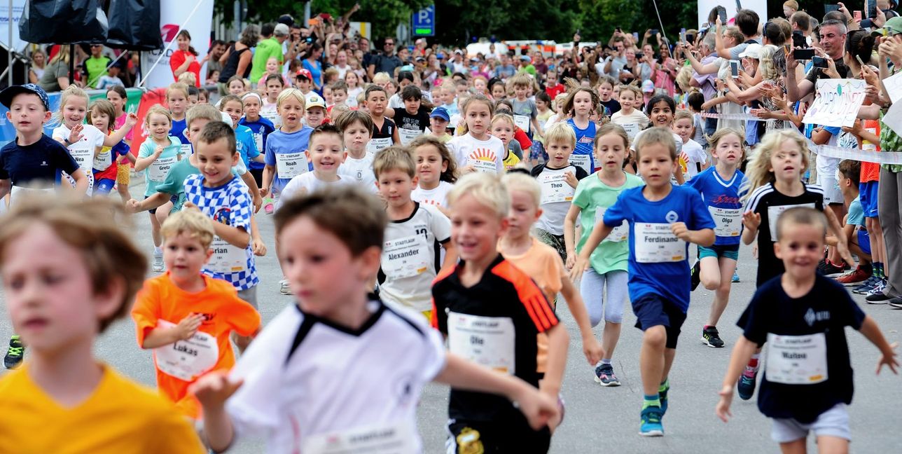 Immer ein Hingucker: Der Bambini-Lauf.Bild: Photostampe