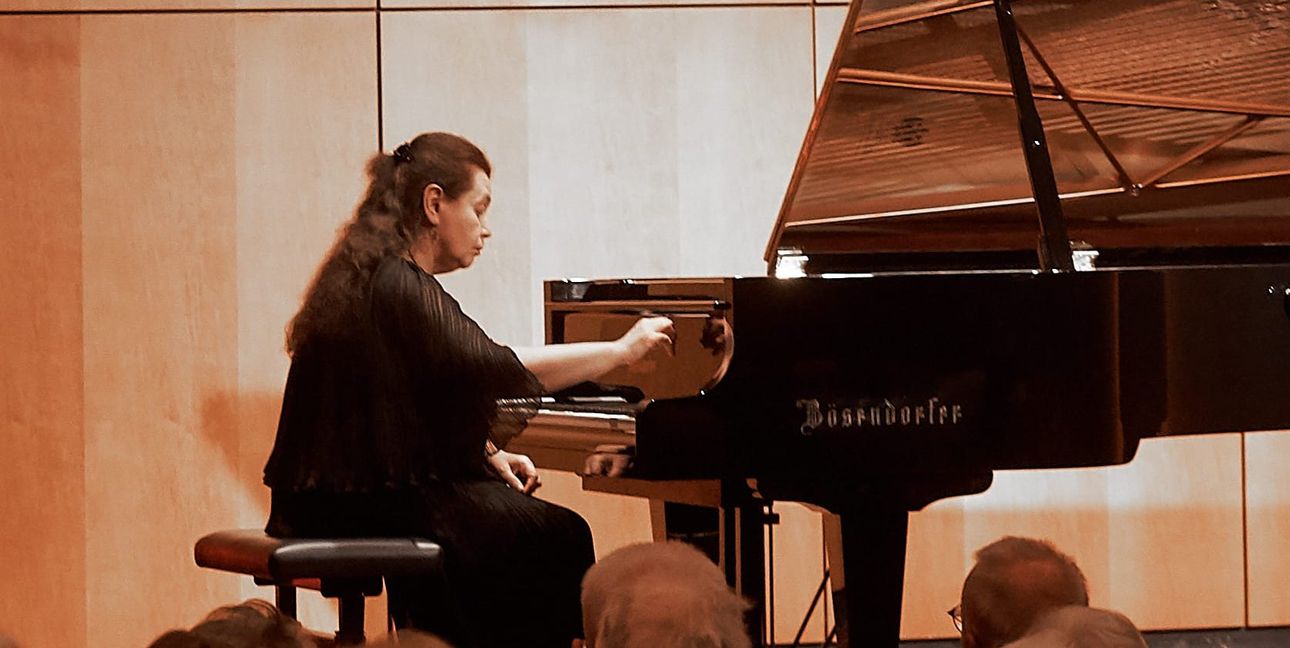 Lilya Zilberstein spielte zum Abschluss des 28. Pianistenfestivals in der Böblinger Kongresshalle.