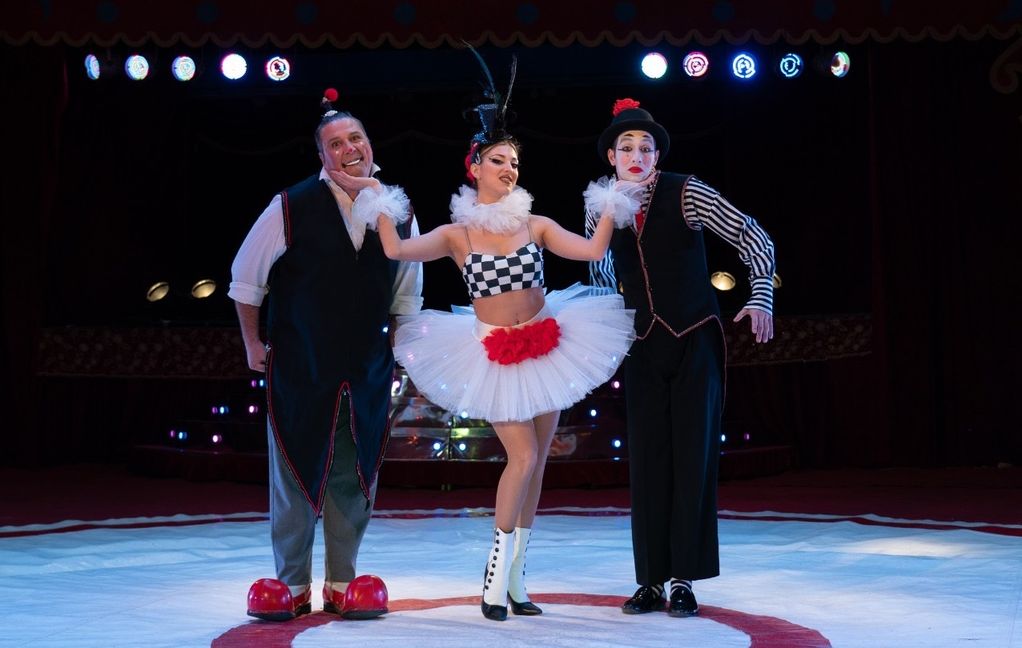 Auch die Bisbini-Clowns treten heute und morgen beim Hofmeister-Zirkus auf.