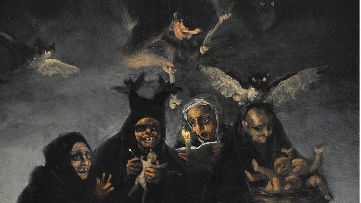 Hexensabbat, Gemälde von Francisco de Goya, um 1797/98.