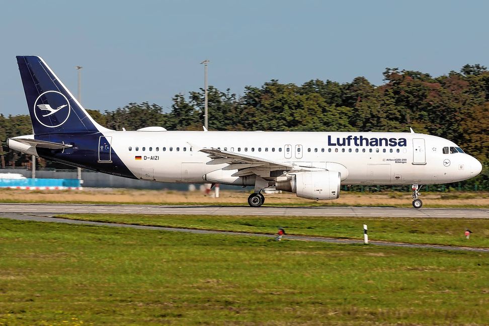 Der Airbus 320 fliegt mit dem Namen Böblingen um die Welt. Bild.: Sebastian Weikert