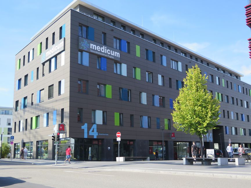 Das Kunden-Center der AOK zieht ins Medicum auf dem Flugfeld. Bild: z