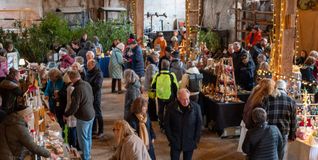 Adventsstimmung in der Scheunenkirche.