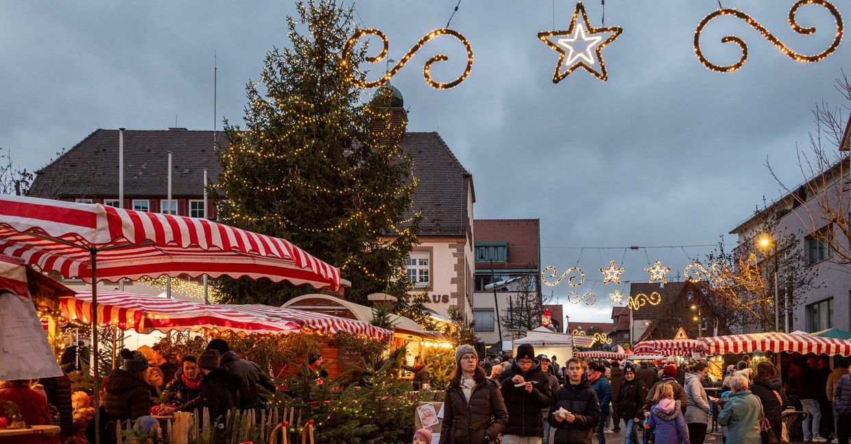 Weihnachsmarkt-Bummel in Holzgerlingen.