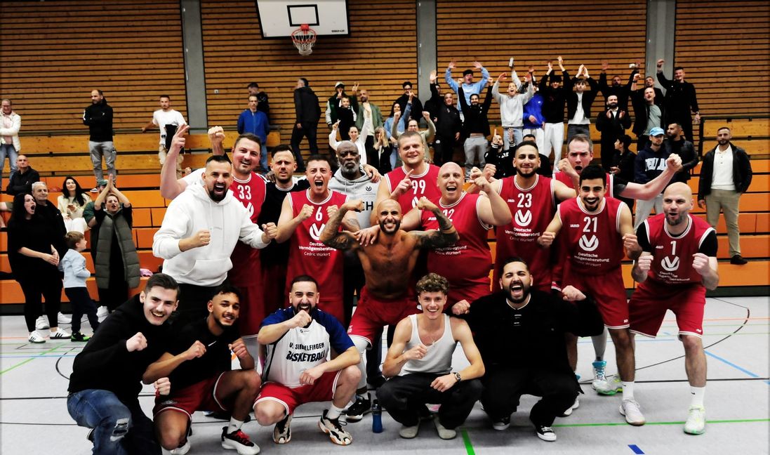 Jubel beim VfL Sindelfingen über den Aufstieg.