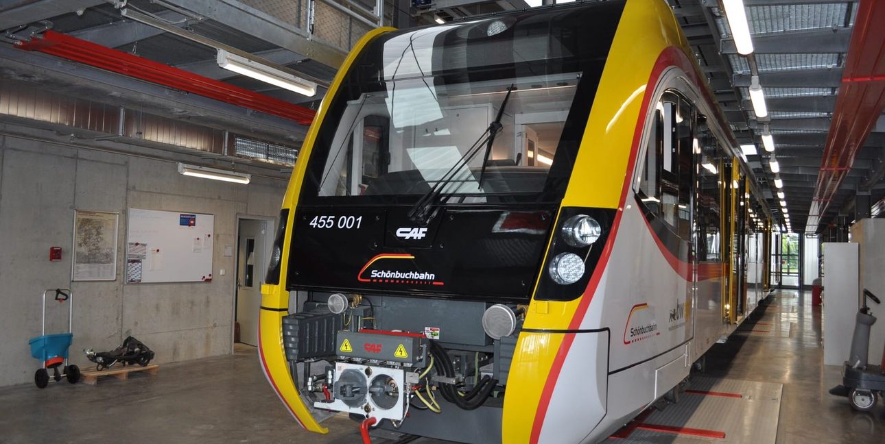 Die gelb-weißen Wagen sollten eigentlich ab Sommer 2025 auf den Schienen in den Kreisen Böblingen und Tübingen problemlos fahren.