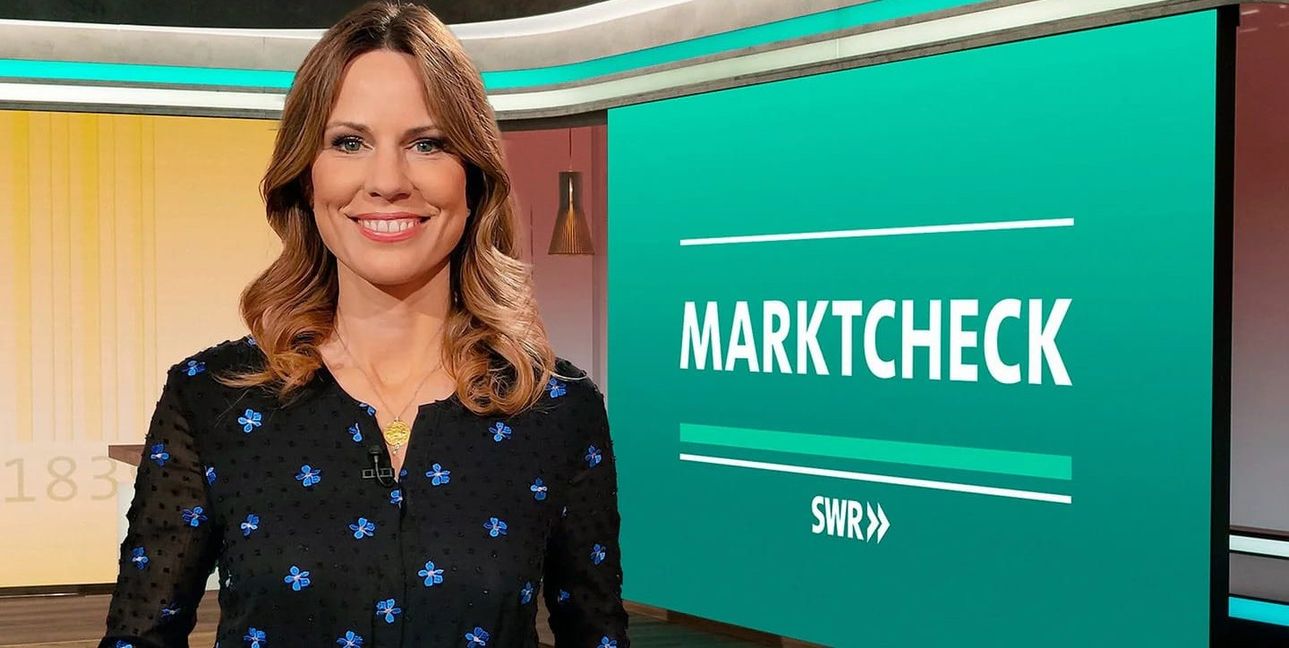 Moderatorin Hendrike Brenninkmeyer im Marktcheck-Studio.