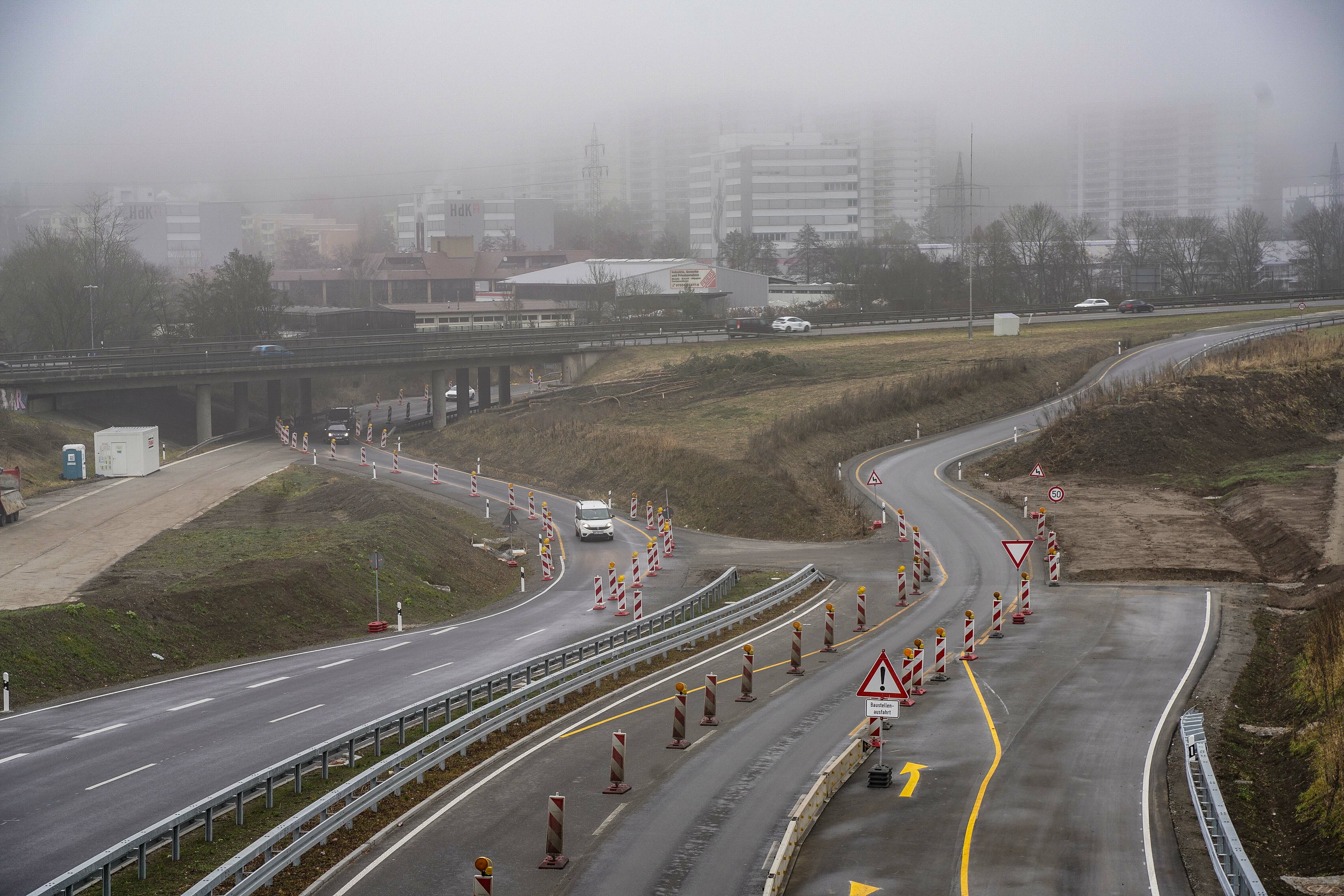 So sah es am Montag noch aus, ab Mittwoch rollt hier der Verkehr wieder.     Bild: Dettenmeyer