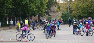 Das Foto zeigt einen Rad-Aktionstag aus dem Jahr 2016 in Weil der Stadt.