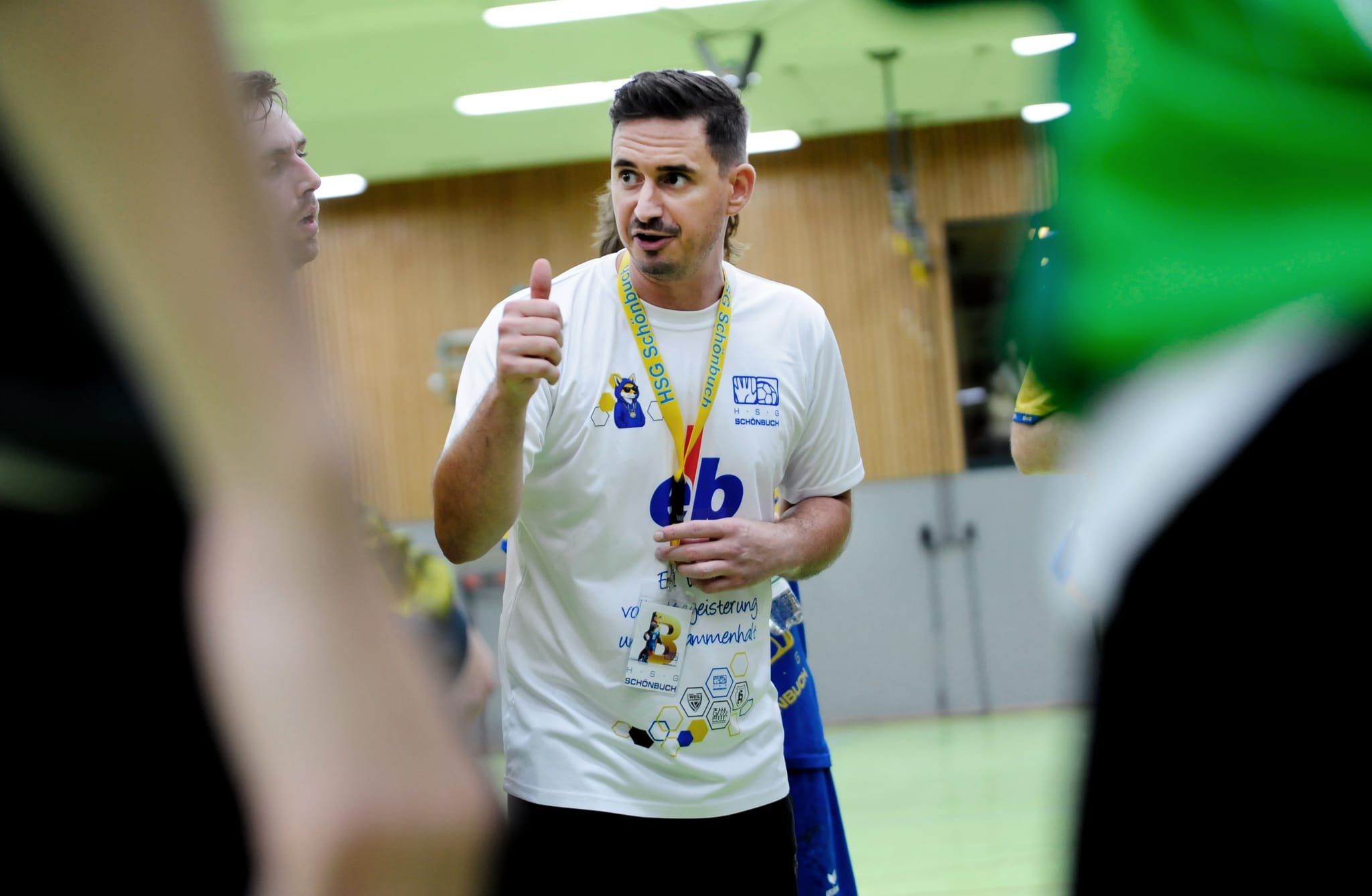Trainer Timo Wolf und die HSG Schönbuch empfangen die SG Tübingen.