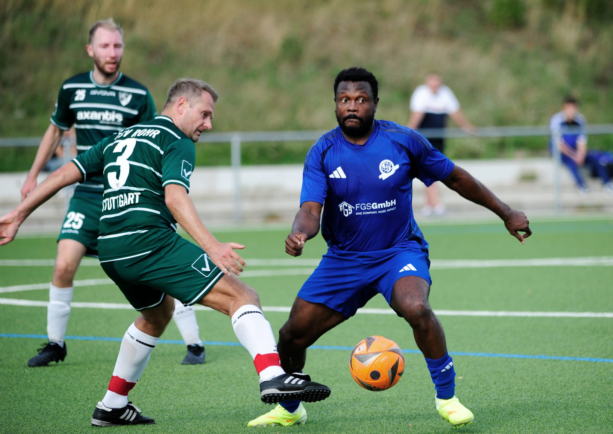 Florentin Cheuffa Ngayawou und der VfL Sindelfingen hatten gegen Rohr eigentlich auf einen Sieg gehofft.