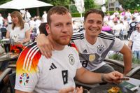 Bilder aus dem Brauhaus - Deutschland gegen Spanien.