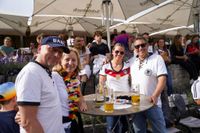 Bilder aus dem Brauhaus - Deutschland gegen Spanien.