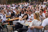 Bilder aus dem Brauhaus - Deutschland gegen Spanien.