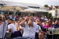Bilder aus dem Brauhaus - Deutschland gegen Spanien.