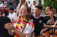 Bilder aus dem Brauhaus - Deutschland gegen Spanien.