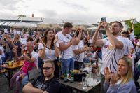 Bilder aus dem Brauhaus - Deutschland gegen Spanien.