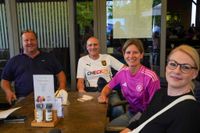 Bilder aus dem Brauhaus - Deutschland gegen Spanien.