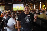 Bilder aus dem Brauhaus - Deutschland gegen Spanien.