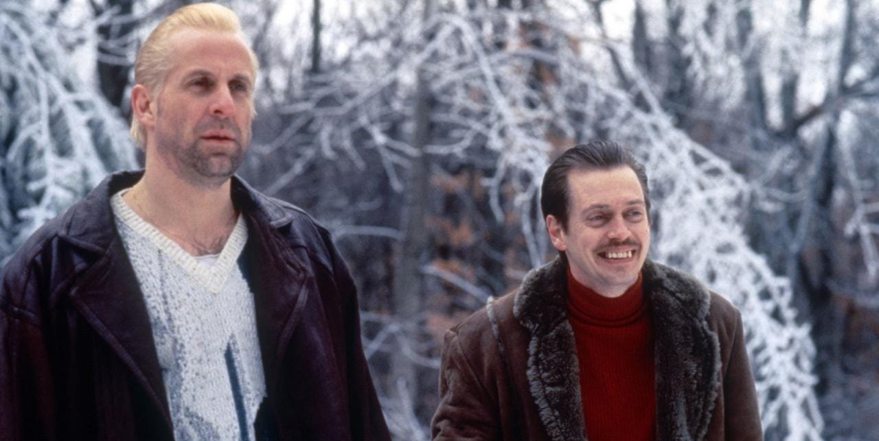 Zwei Trottel: Peter Stormare und Steve Buscemi in „Fargo“.
