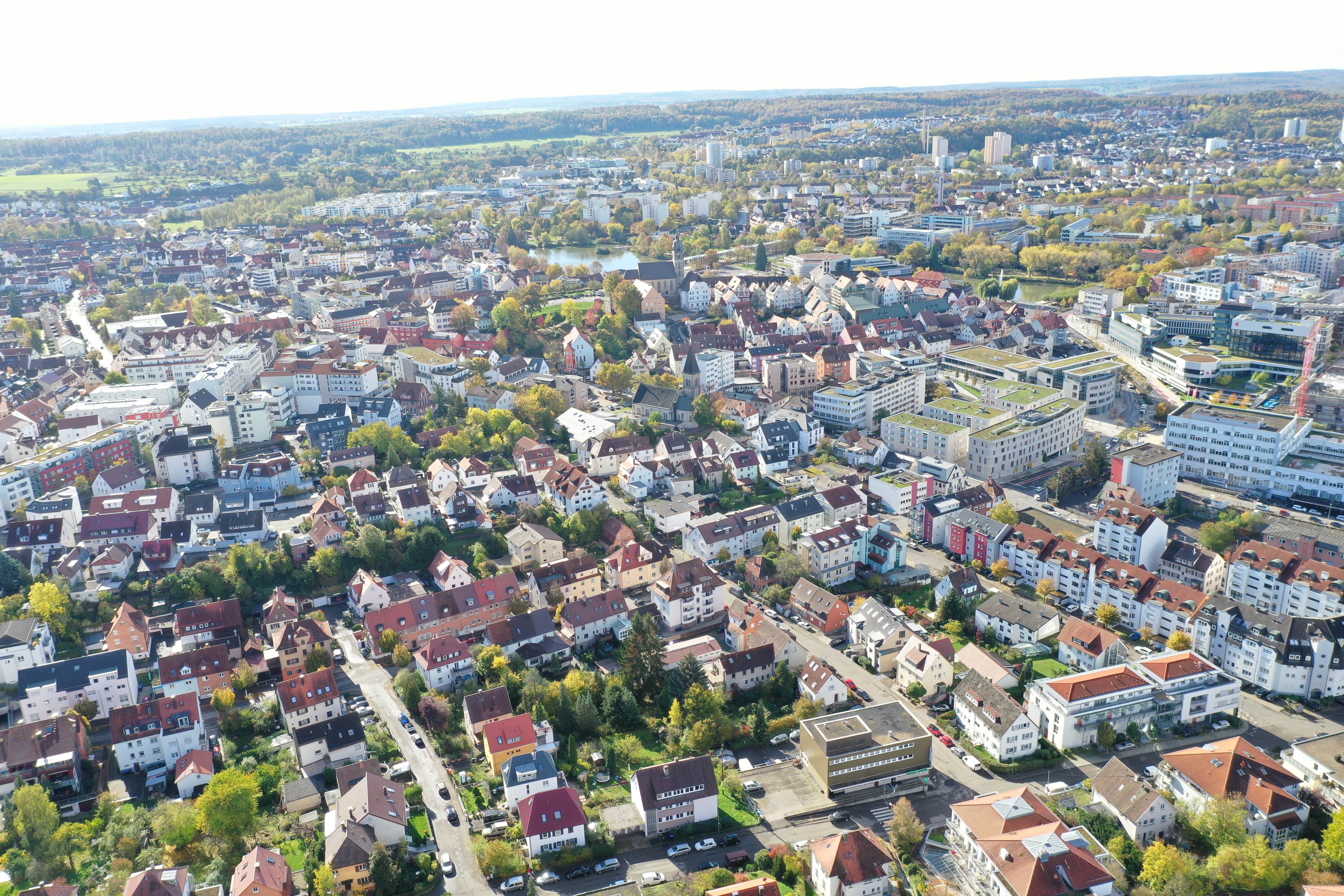 Böblingen von oben.