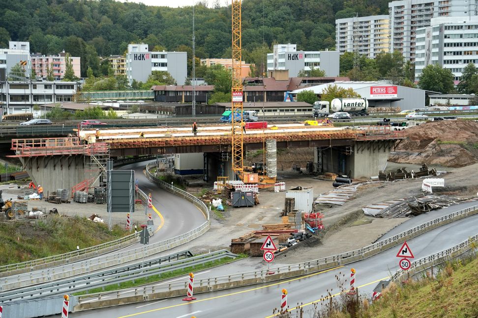 Die Anschlussstelle Böblingen-Ost bleibt voraussichtlich bis Frühjahr 2025 gesperrt.