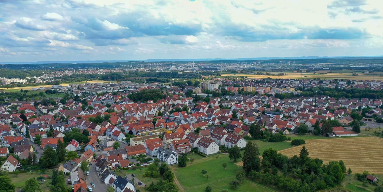 Blick auf Maichingen.