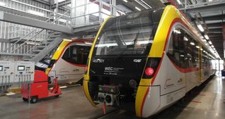 Noch stehen die Nexio-Züge in der Halle.