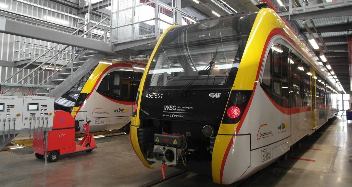 Noch stehen die Nexio-Züge in der Halle.