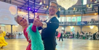 Petra und Jürgen Kohler bei den German open Championships 2025 in Stuttgart.