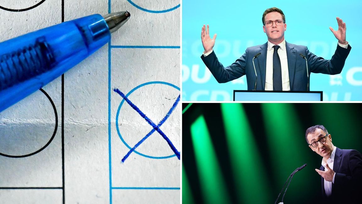 Die größten Chancen, den amtierenden Ministerpräsidenten Kretschmann zu beerben, haben Cem Özdemir (unten) von den Grünen und Manuel Hagel (oben) von der CDU.