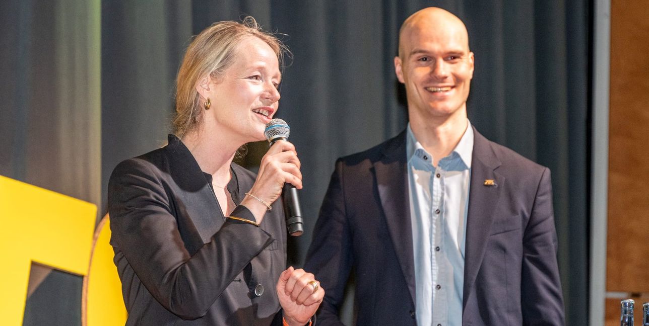 Politik als Teamsport: Zu Beginn sprechen die Kandidaten für die Wahlkreise Böblingen und Leonberg über Krisen, Klima, Bildung und Bürokratieabbau.