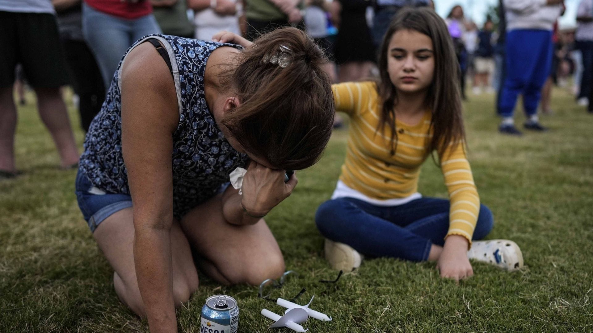 Verzweiflung nach dem Attentat in der Stadt Winder nahe Atlanta.