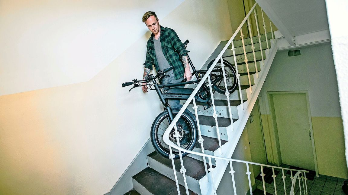 Das E-Bike muss nicht unbedingt im Keller lagern.