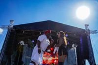 Beste Stimmung auf dem Flugfeld.