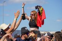 Beste Stimmung auf dem Flugfeld.