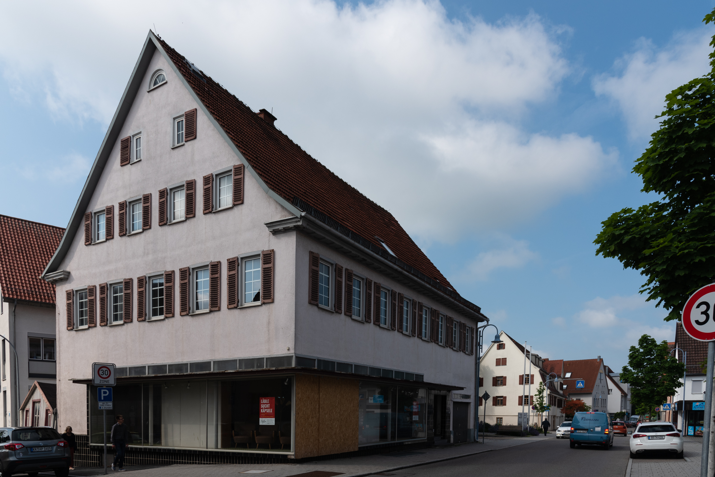 Das Ladenlokal in der Königstraße 27 steht aktuell leer. Bild: Nüßle