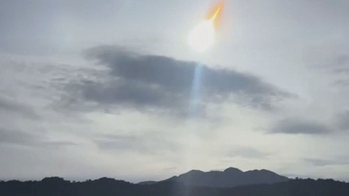 Der Asteroid mit der Bezeichnung „2024 RW1“ ist über den Philippinen verglüht.