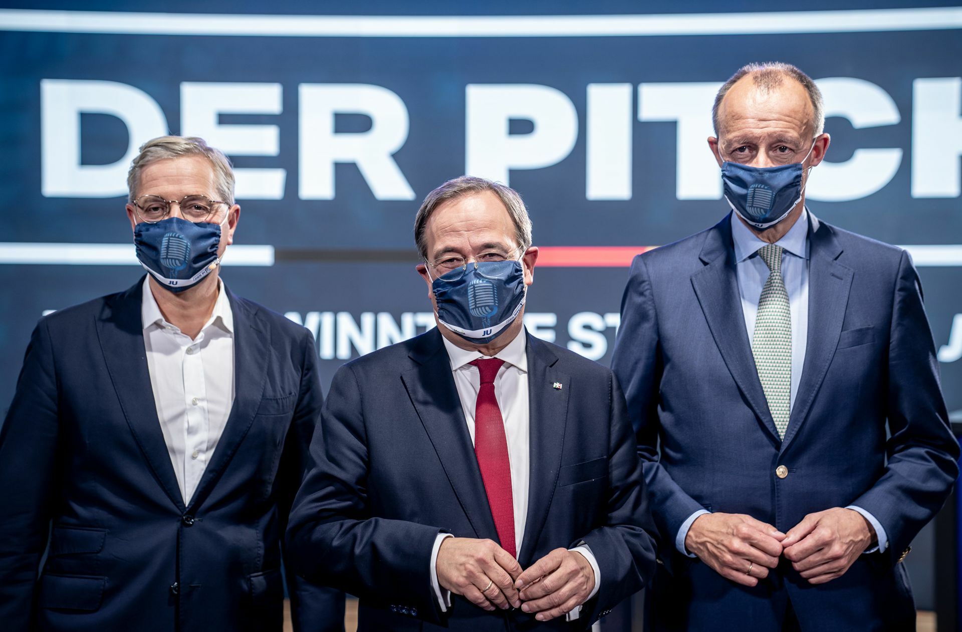 Norbert Röttgen, Armin Laschet und Friedrich Merz – hier auf einer Veranstaltung der Jungen Union – haben sich am Wochenende auf einen neuen Parteitagstermin verständigt.