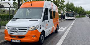 Das Bild zeigt einen so genannten VVS-Rider im Landkreis Esslingen.