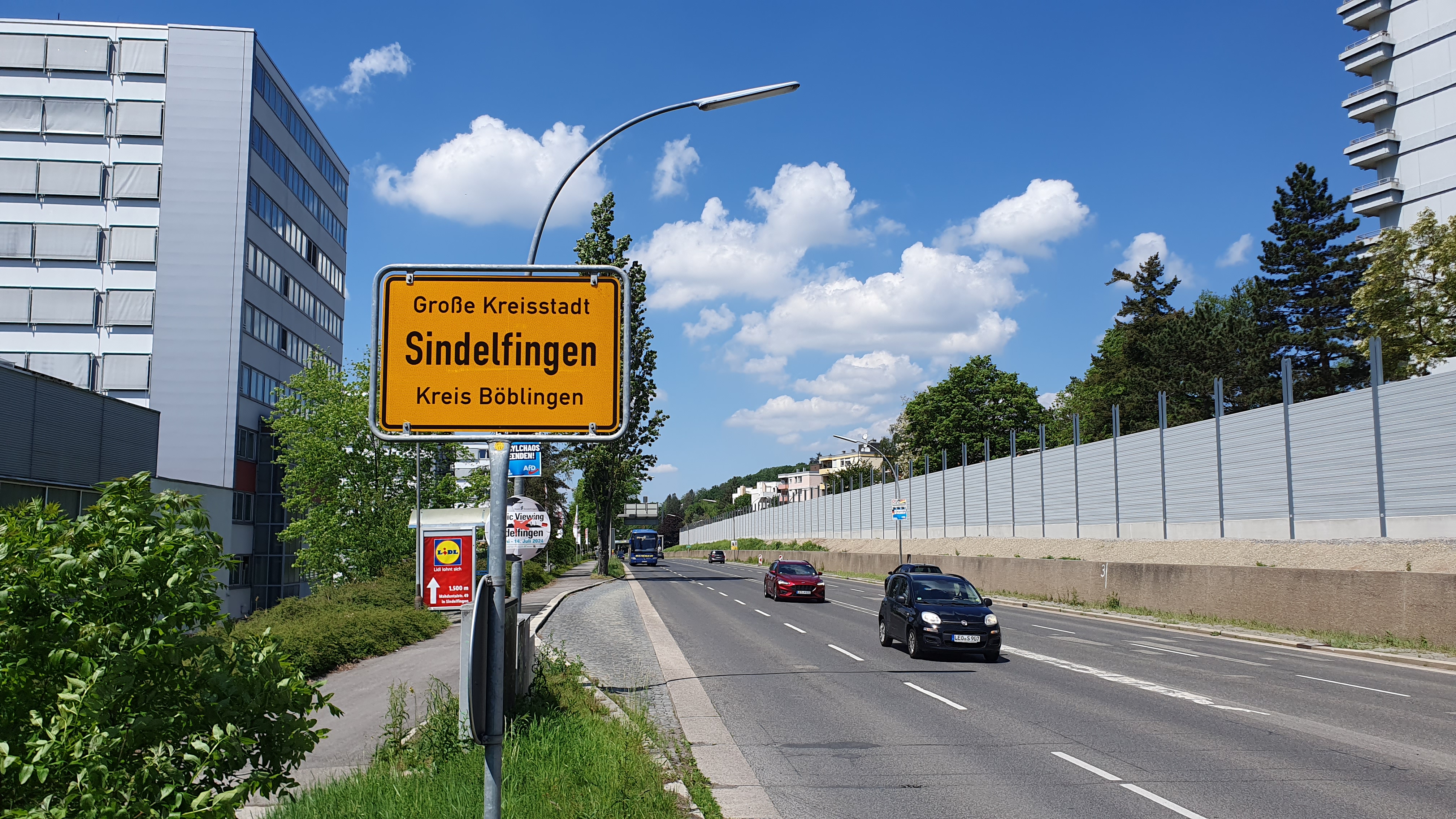 Der Stadteingang im Osten. Wohin geht die Reise? Sindelfingen soll größer werden. Es stellen sich Fragen nach Wachstumsgrenzen.
