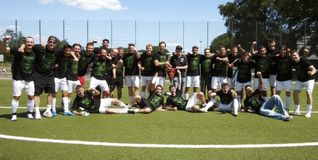 So sehen Sieger aus: Der GSV Maichingen III ist das stärkste Team der Kreisliga B, Staffel 8.