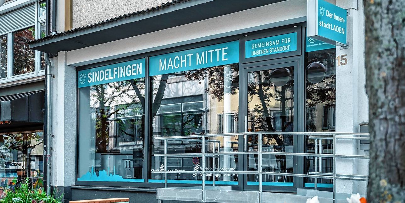 Der „Innenstadt-Laden“ in der Planiestraße öffnet am Samstag.  Bis Mittwoch kann man sich anmelden.