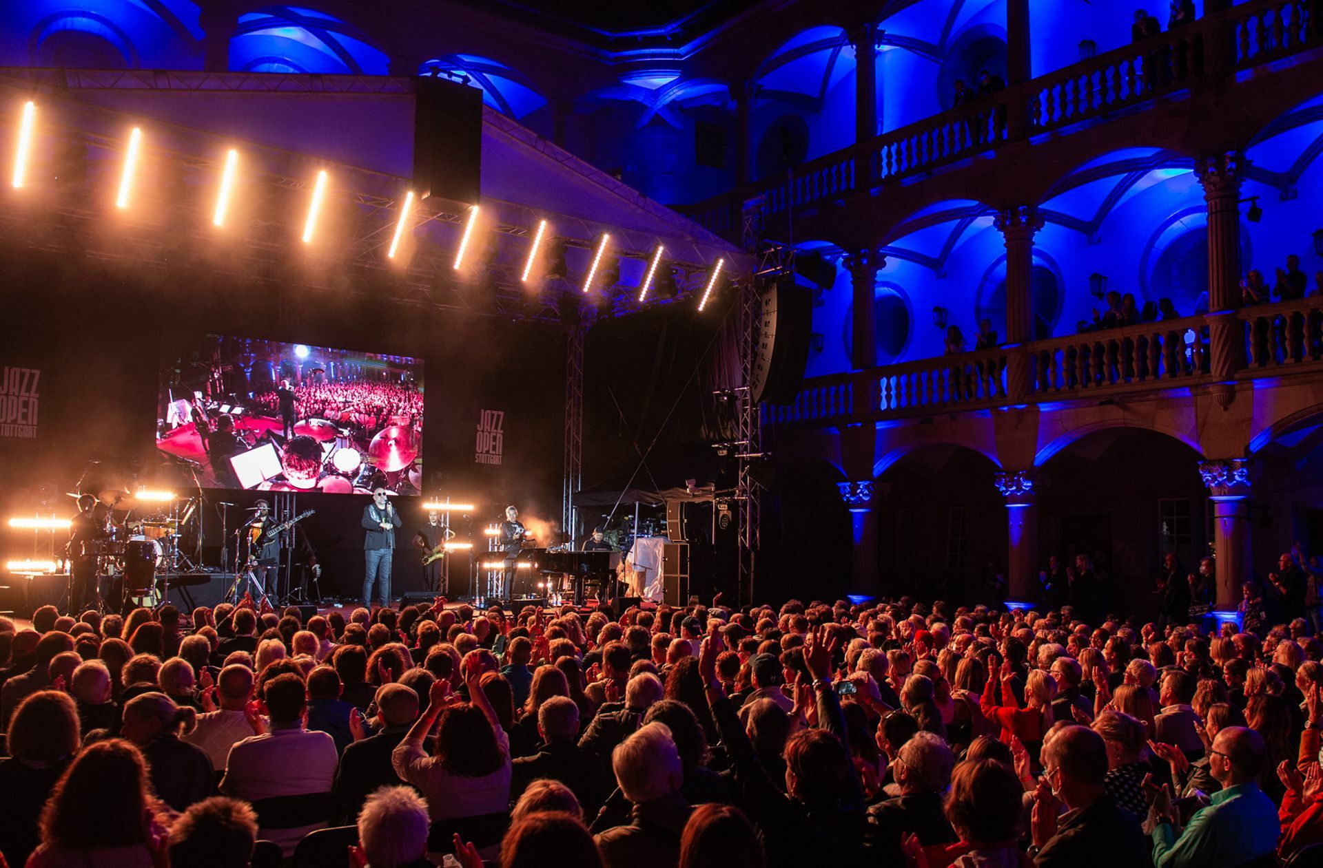 Mario Biondi bei Jazz Open im Alten Schloss in Stuttgart
 Foto: Reiner Pfisterer/Jazz Open